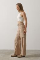 Belted Cargo Pants - Brand: Reyon - Women's Clothing Wholesale - Globality Store