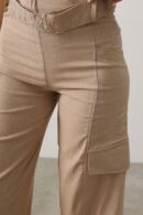 Belted Cargo Pants - Brand: Reyon - Women's Clothing Wholesale - Globality Store