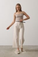 Belt Collar Detailed Pants - Brand: Reyon - Women's Clothing Wholesale - Globality Store