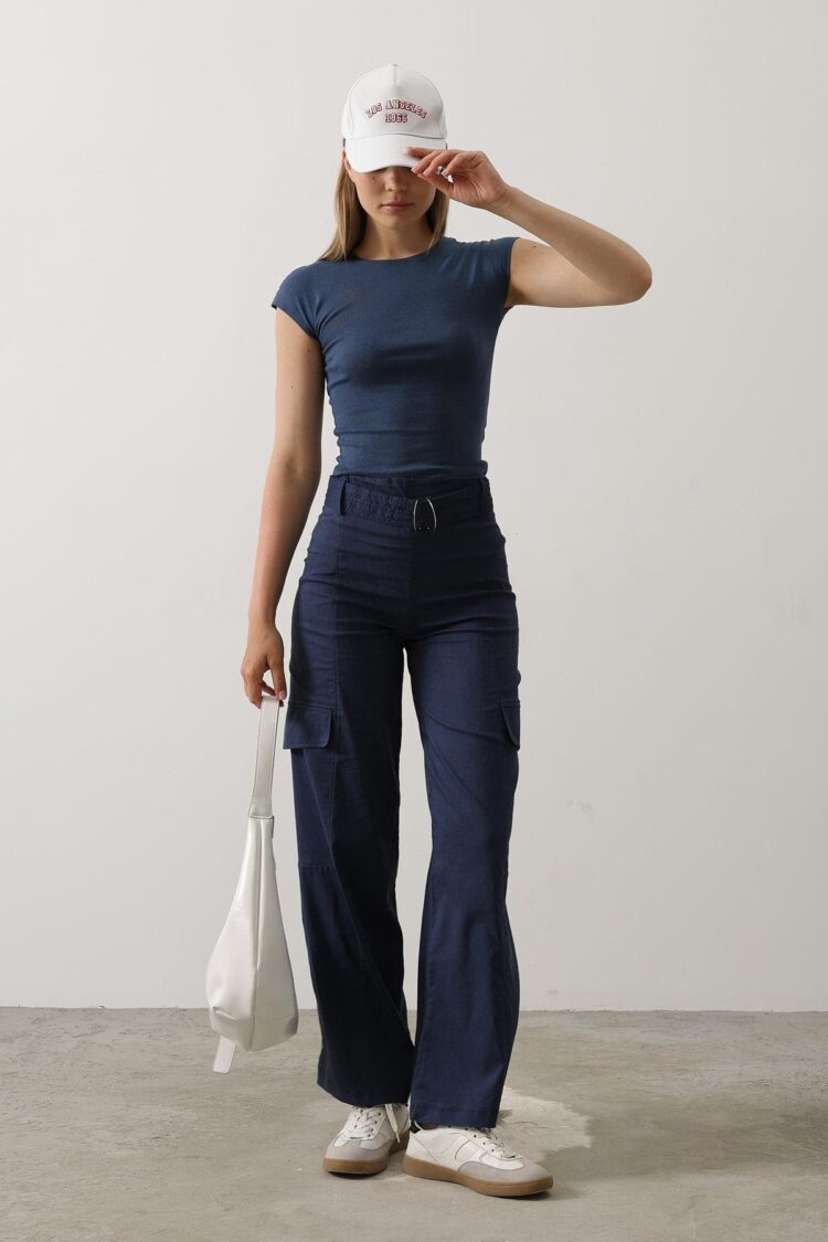Belted Cargo Pants