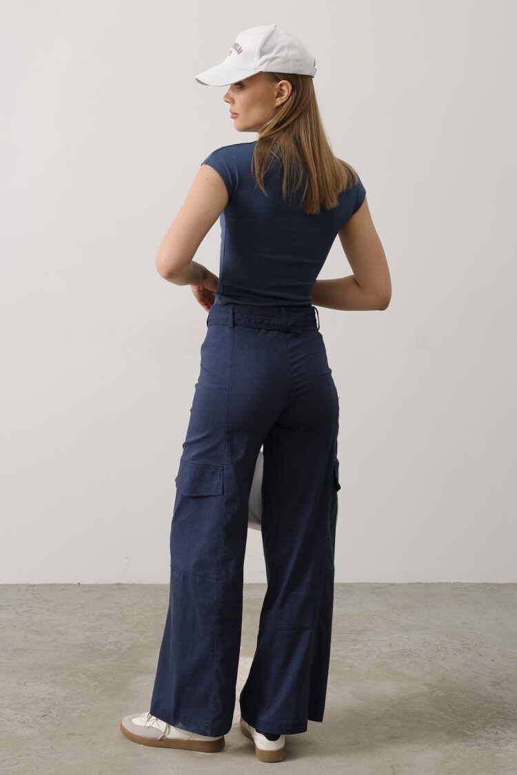 Belted Cargo Pants