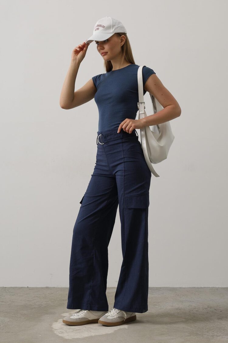 Belted Cargo Pants