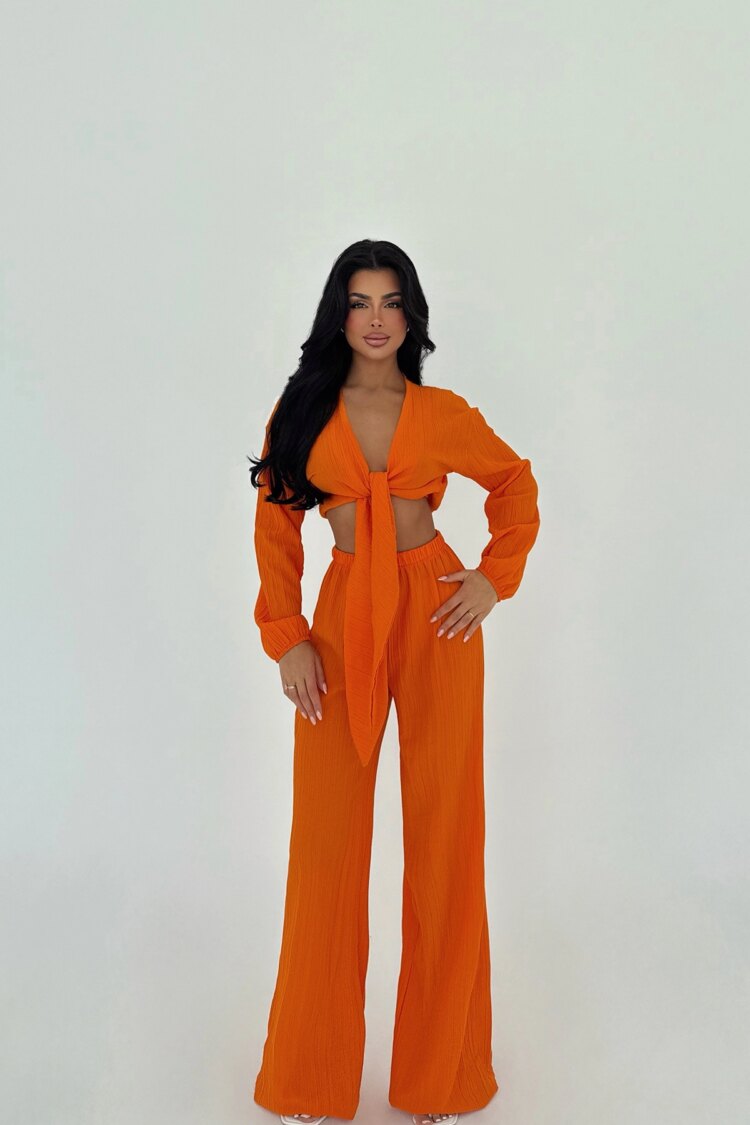 Adelina Tie-Up Suit - Brand: EYYO ATELIER - Women & Kids, Baby Clothes Wholesale - Globality Store