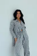 NavyTrouser Suit - Brand: EYYO ATELIER - Women's Clothing Wholesale - Globality Store
