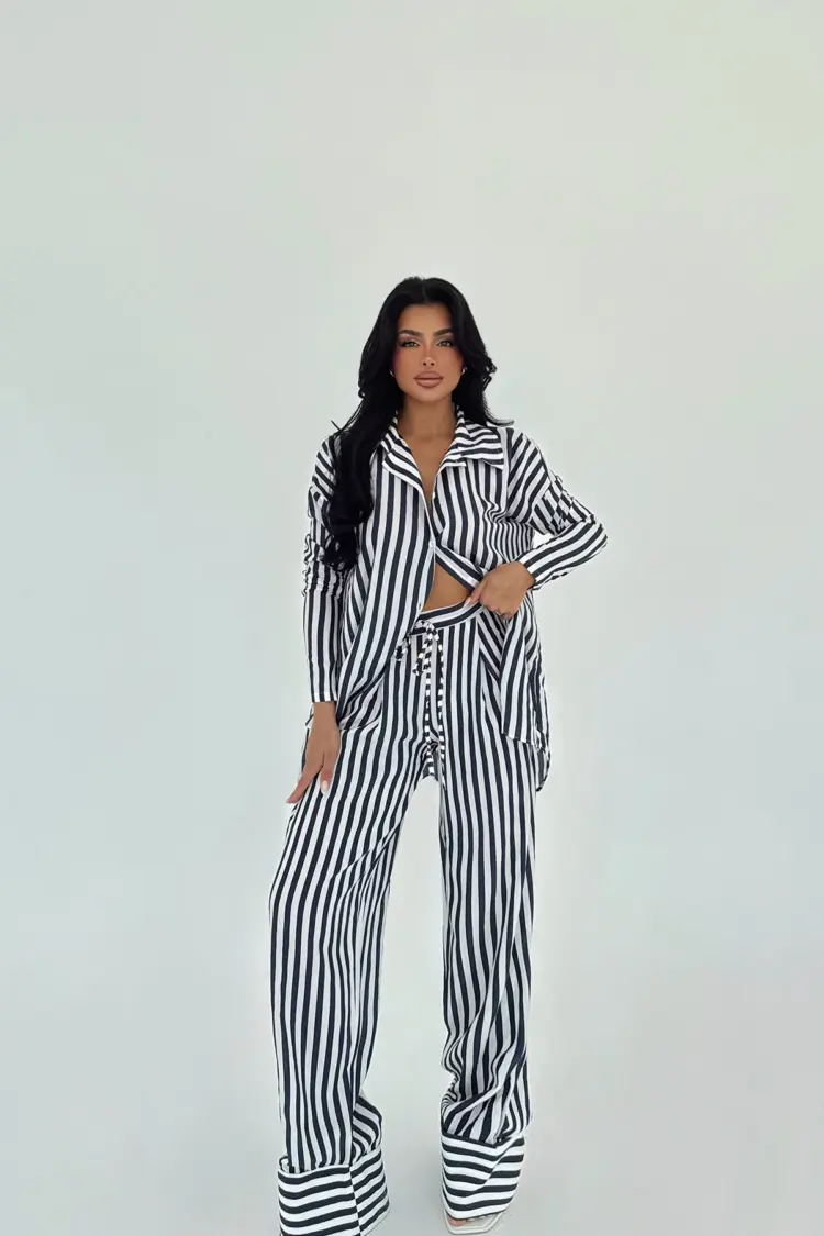 NavyTrouser Suit - Brand: EYYO ATELIER - Women's Clothing Wholesale - Globality Store