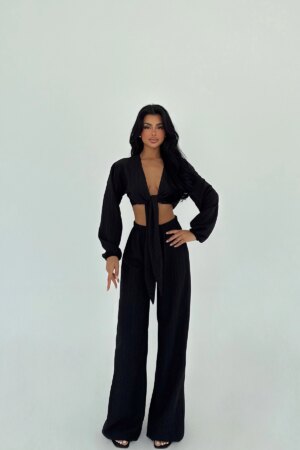Adelina Tie-Up Suit - Brand: EYYO ATELIER - Women & Kids, Baby Clothes Wholesale - Globality Store
