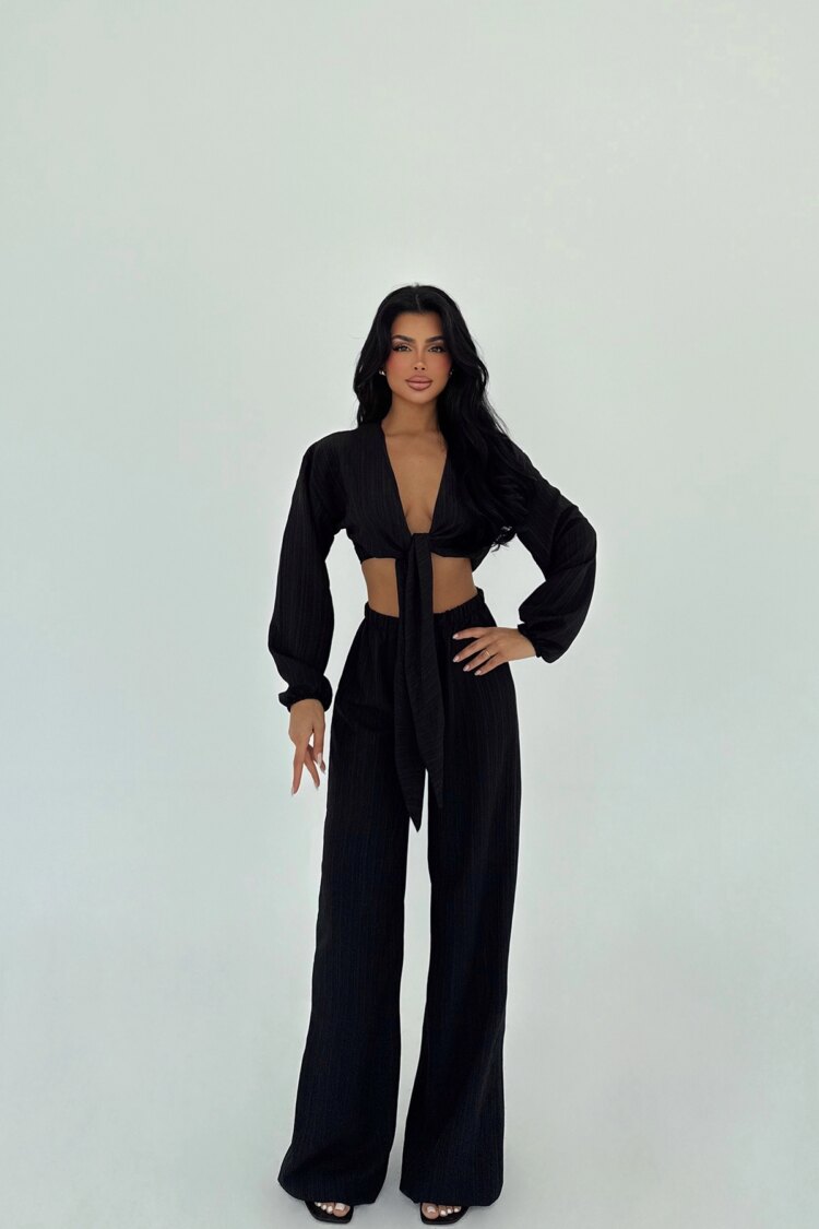 Adelina Tie-Up Suit - Brand: EYYO ATELIER - Women & Kids, Baby Clothes Wholesale - Globality Store