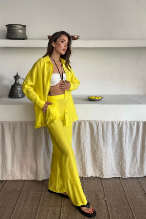 Shirt - Pants Set - Brand: Ello - Women's Clothing Wholesale - Globality Store