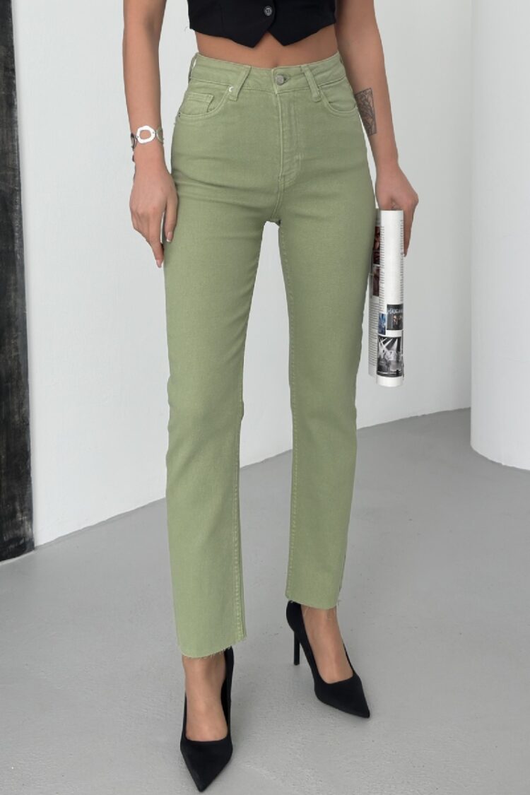 Seamless Leg Mom Fit Jeans