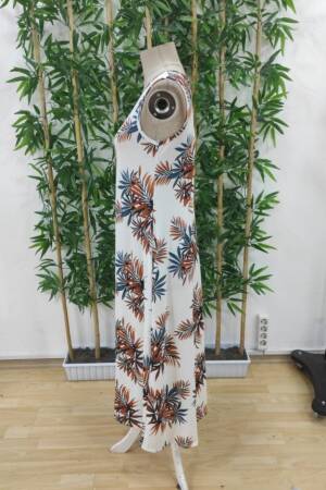 Women's Strappy Round Neck Pocket Patterned Suprem Dress - Brand: Janes - Women's Clothing Wholesale - Globality Store