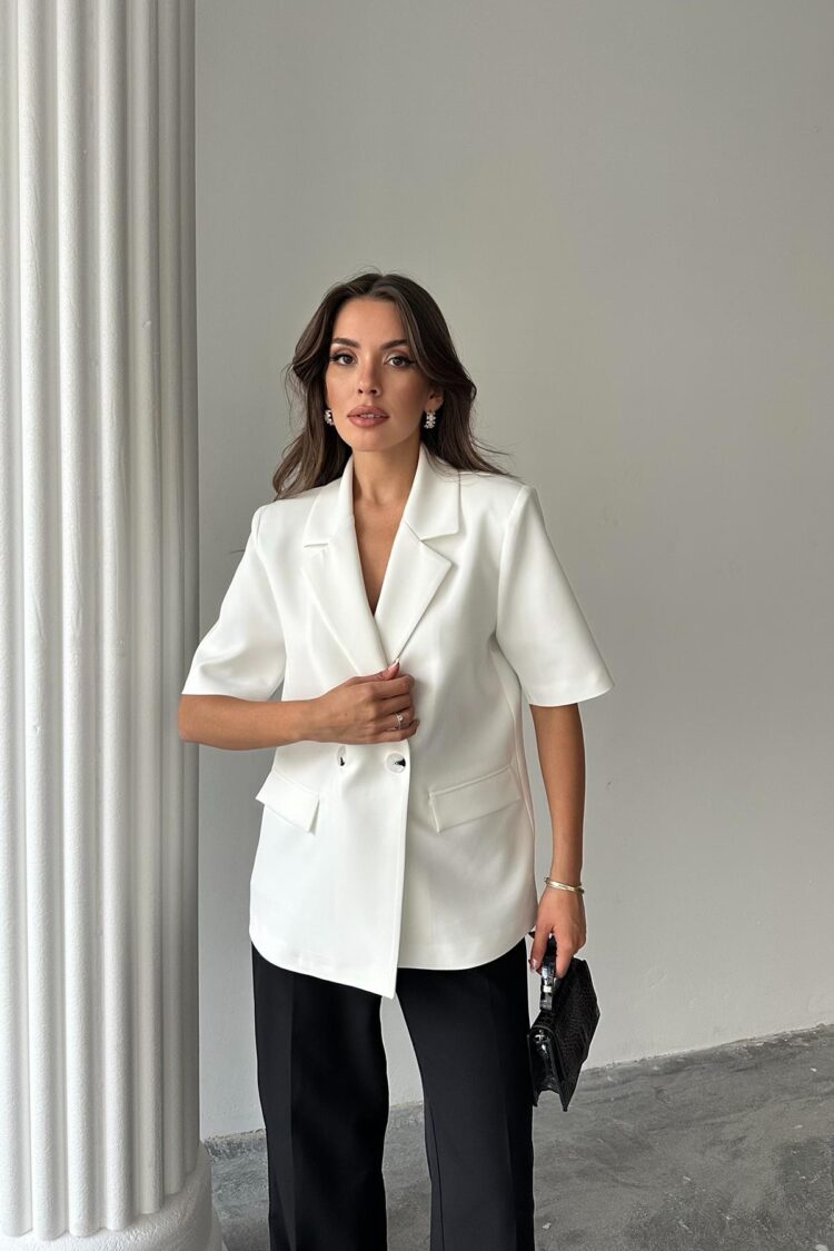 WholesaleShort Sleeve Blazer Jacket