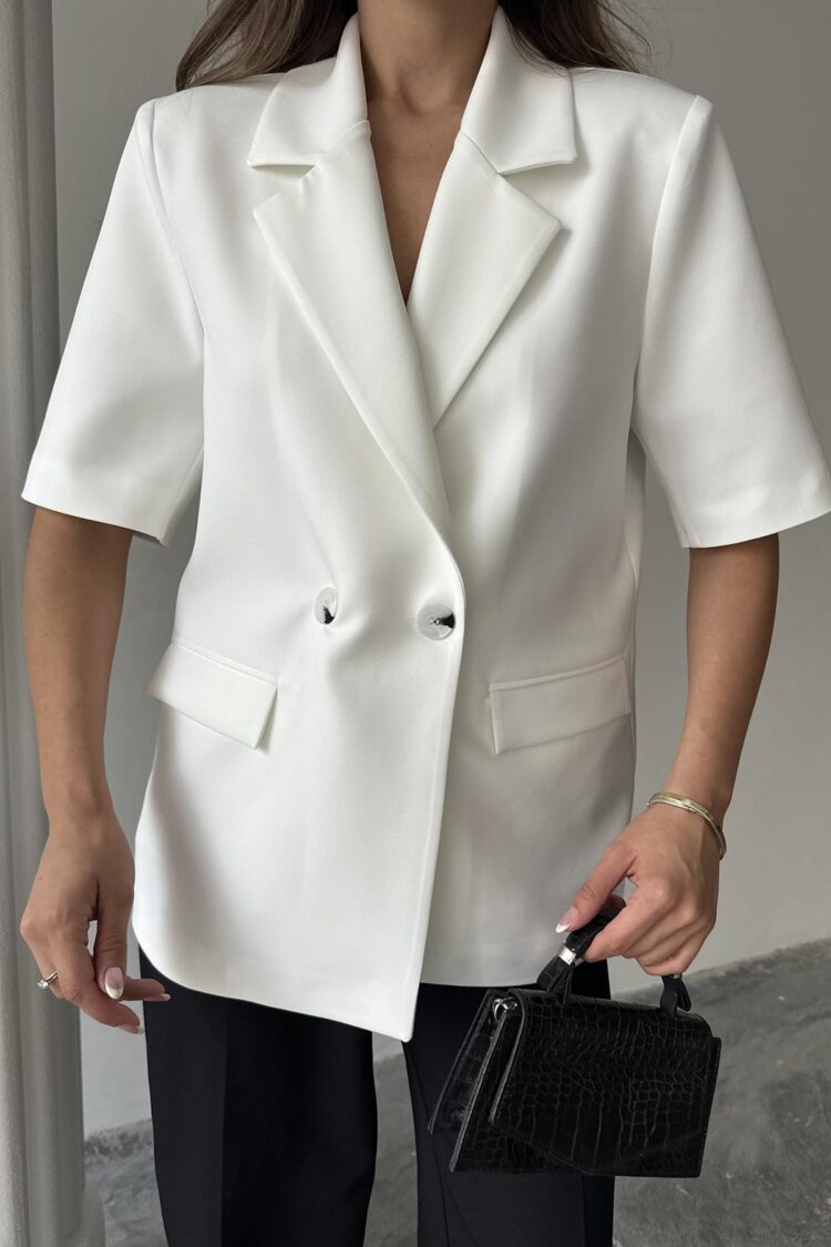 WholesaleShort Sleeve Blazer Jacket