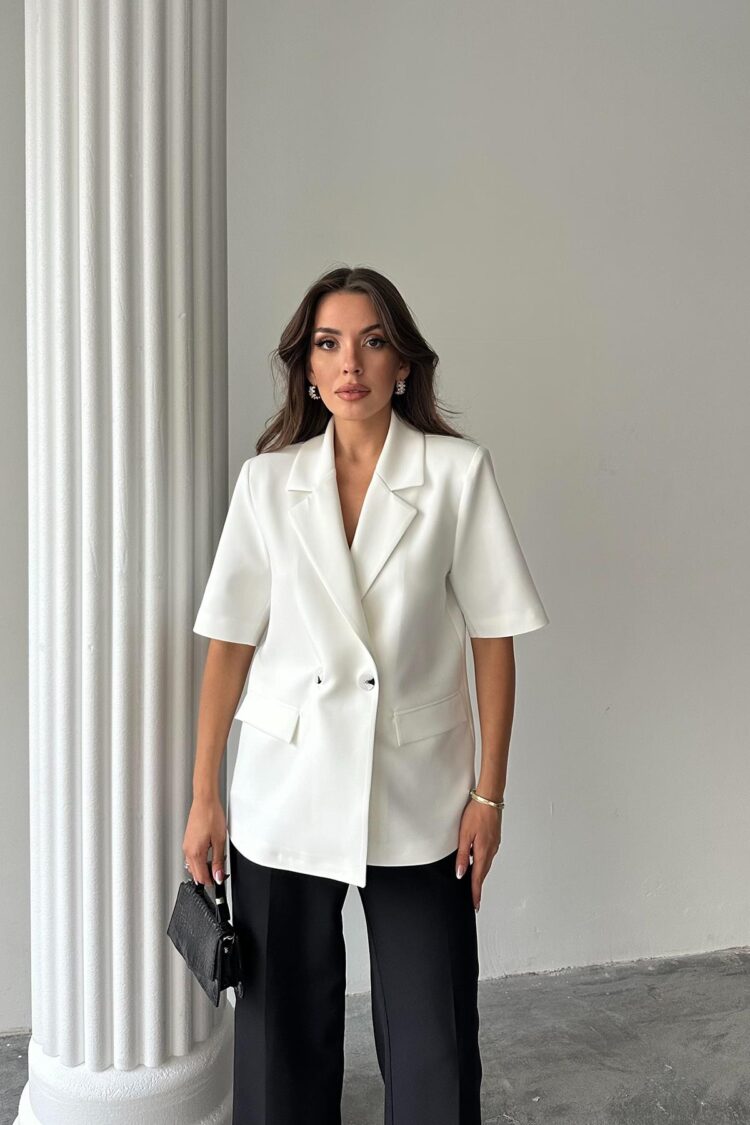 WholesaleShort Sleeve Blazer Jacket