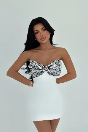 Sequin Detail Strapless Dress - Brand: EYYO ATELIER - Women's Clothing Wholesale - Globality Store