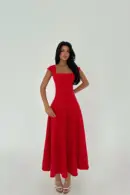 Straped Long Dress - Brand: EYYO ATELIER - Women's Clothing Wholesale - Globality Store
