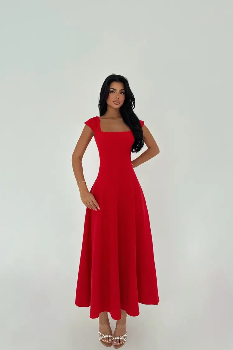 Straped Long Dress