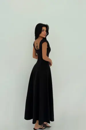 Strap Long Dress - Brand: EYYO ATELIER - Women's Clothing Wholesale - Globality Store
