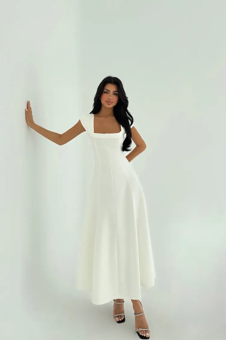 Strap Long Dress - Brand: EYYO ATELIER - Women's Clothing Wholesale - Globality Store