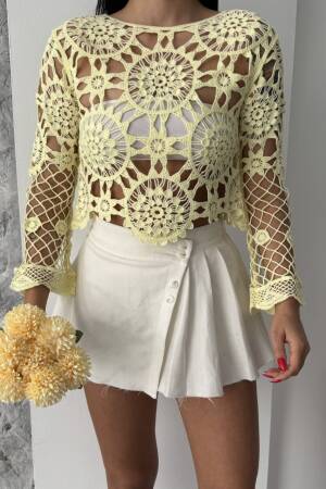 Lace Blouse - Brand: Ezgi Nisantasi - Women's Clothing Wholesale - Globality Store