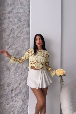 Lace Blouse - Brand: Ezgi Nisantasi - Women's Clothing Wholesale - Globality Store