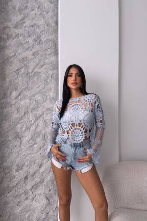 Lace Blouse - Brand: Ezgi Nisantasi - Women's Clothing Wholesale - Globality Store