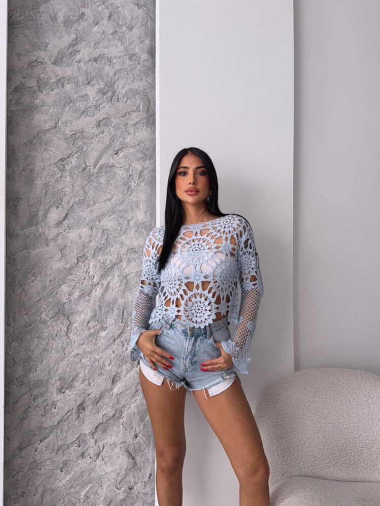 Lace Blouse - Brand: Ezgi Nisantasi - Women's Clothing Wholesale - Globality Store