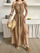 Linen Dress - Brand: My Jest Fashion - Women's Clothing Wholesale - Globality Store