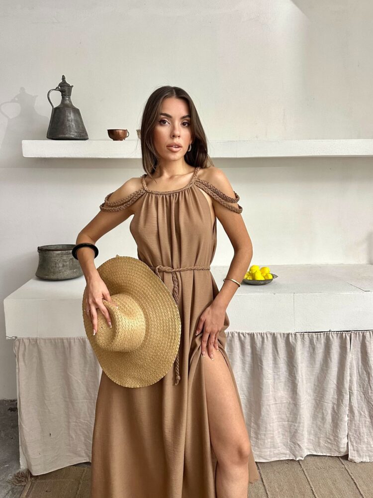 Linen Dress - Brand: My Jest Fashion - Women's Clothing Wholesale - Globality Store