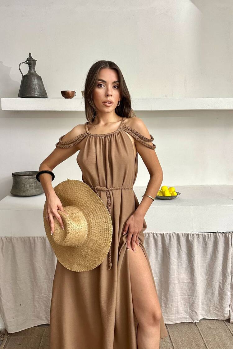 Linen Dress - Brand: My Jest Fashion - Women's Clothing Wholesale - Globality Store
