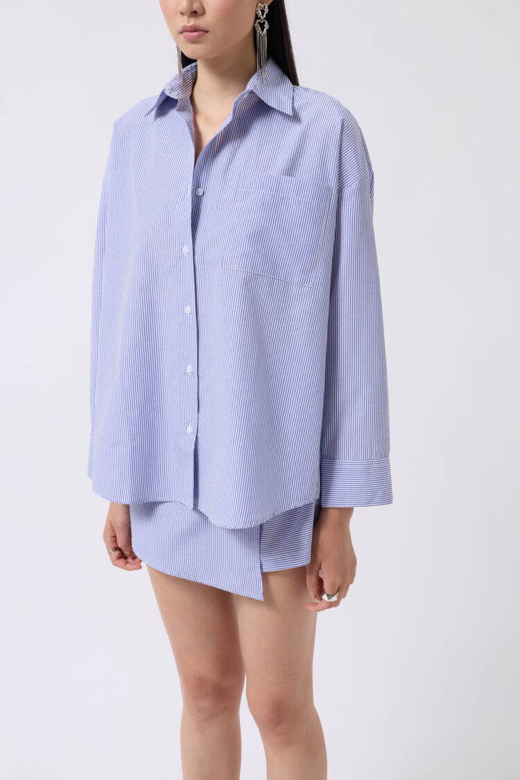 Tire Detail Shirt - Navy