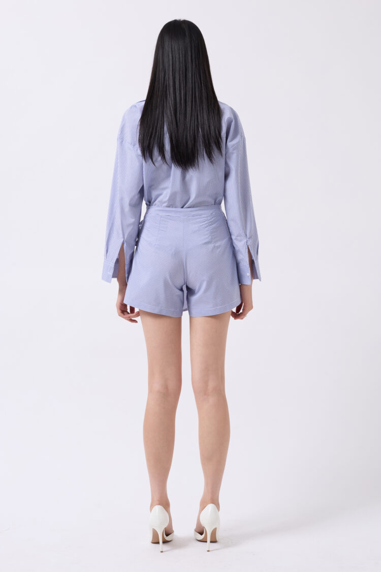 Tie Detail Skirt - Navy