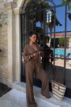 Adelina Tie-Up Suit - Brand: EYYO ATELIER - Women & Kids, Baby Clothes Wholesale - Globality Store