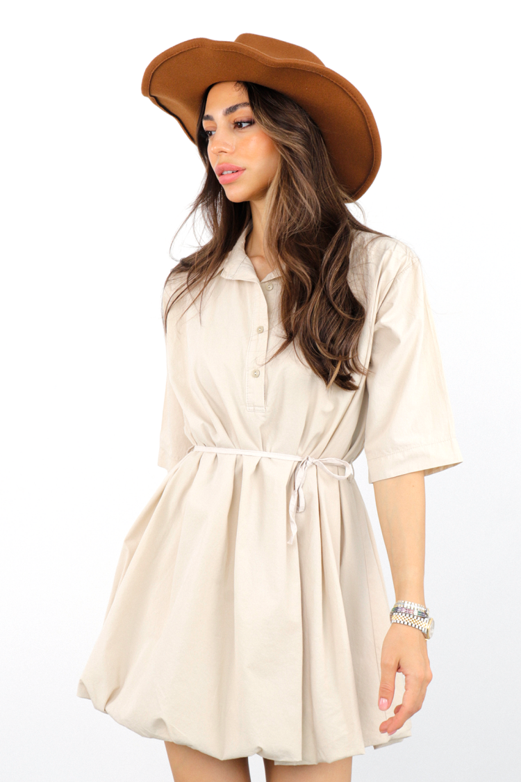 Mini Balloon Skirt Dress