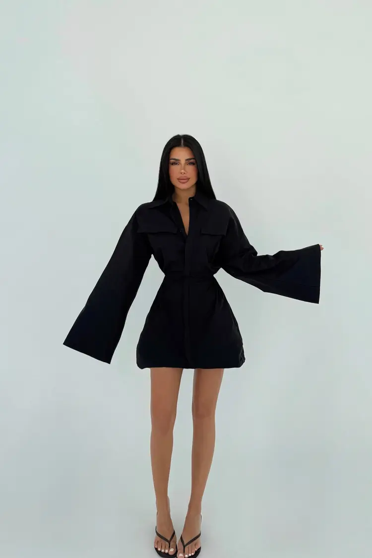 Shirt Collar Dress