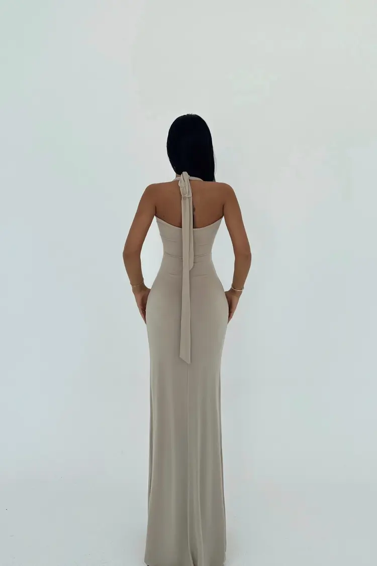 Back Detail Long Dress