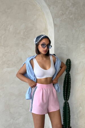 Denim Detailed Shorts - Brand: Topshow - Women's Clothing Wholesale - Globality Store
