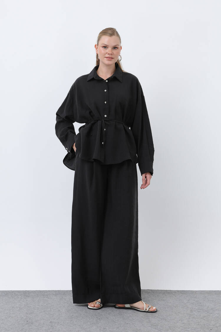 Women's Back Biye Detailed Trousers Suit - Brand: Puane - Women's Clothing Wholesale - Globality Store