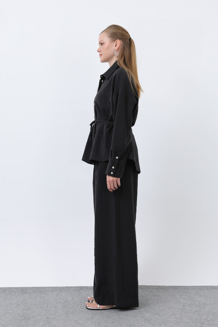 Women's Back Biye Detailed Trousers Suit