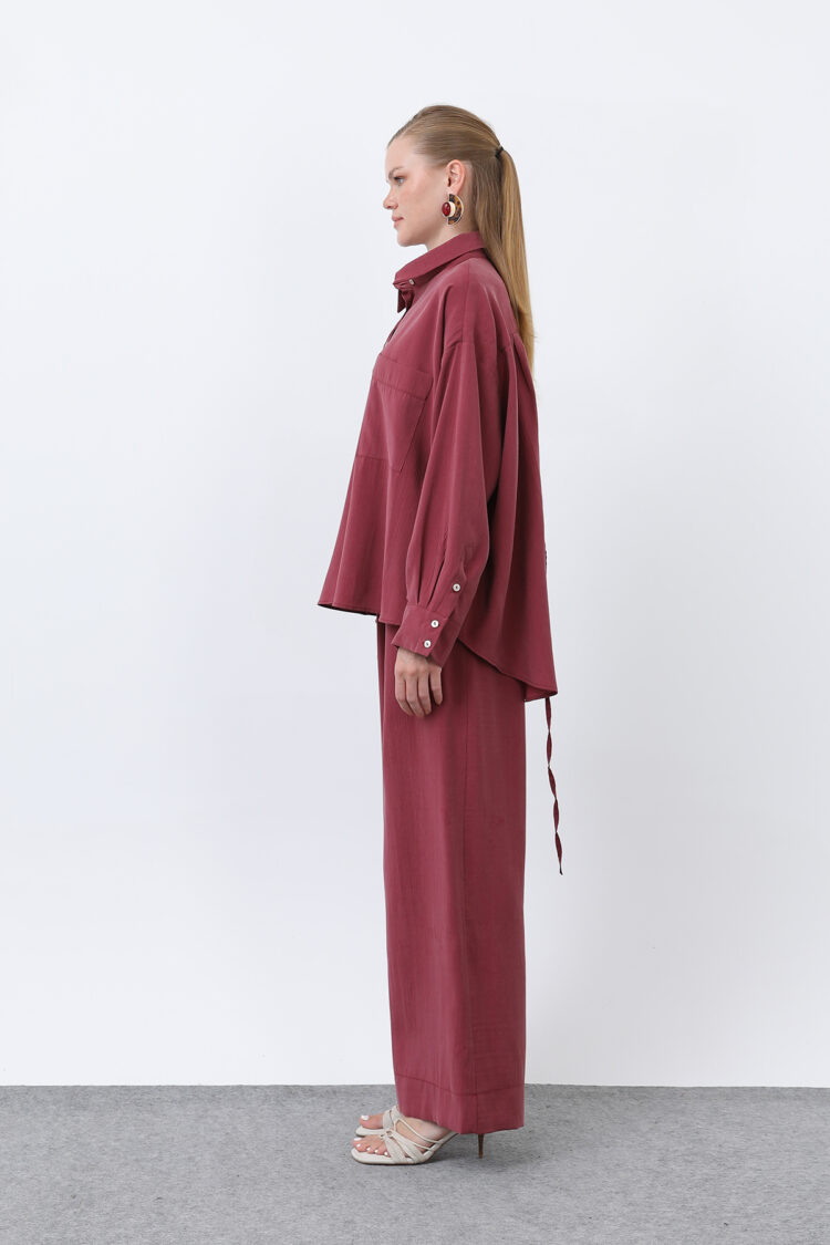 Women's Back Biye Detailed Trousers Suit