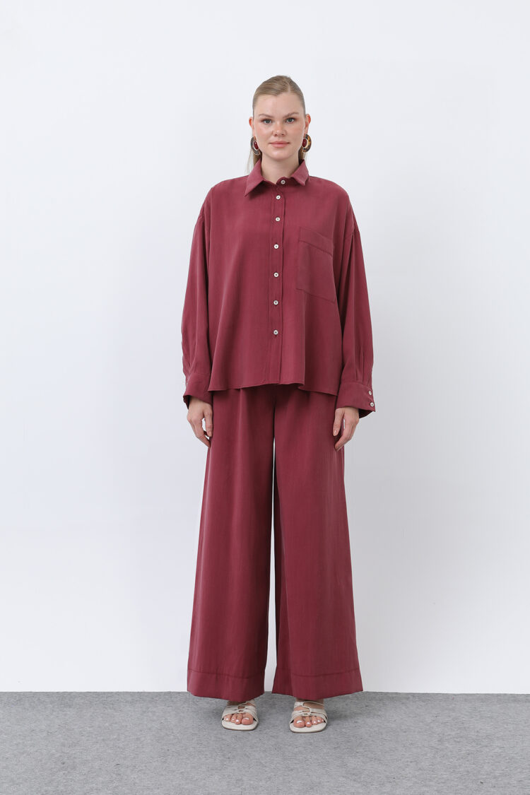 Women's Back Biye Detailed Trousers Suit