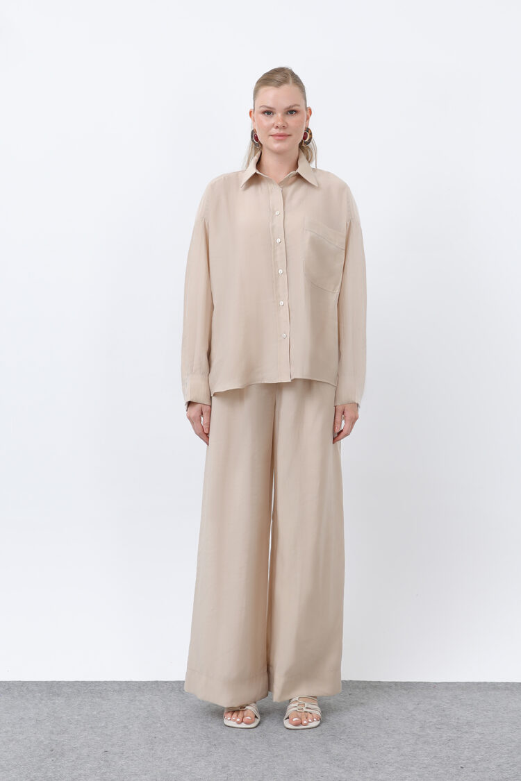 Women's Back Biye Detailed Trousers Suit