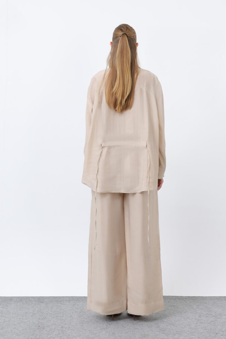Women's Back Biye Detailed Trousers Suit