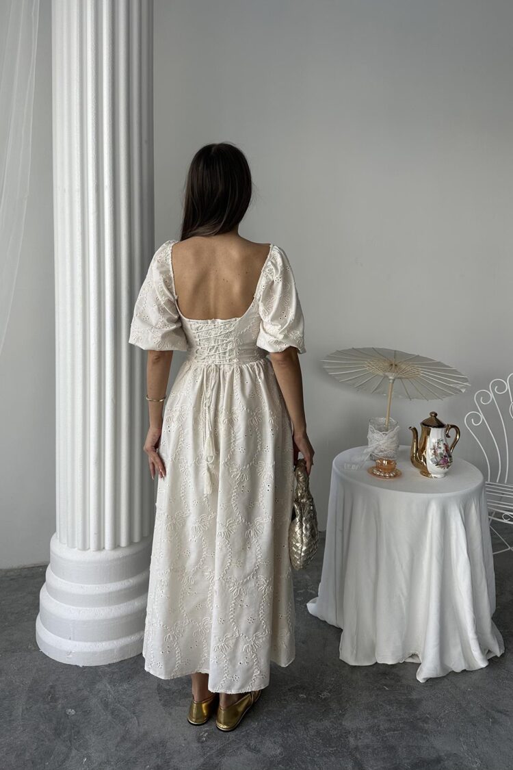 WholesaleLace Detailed Embroidered Dress
