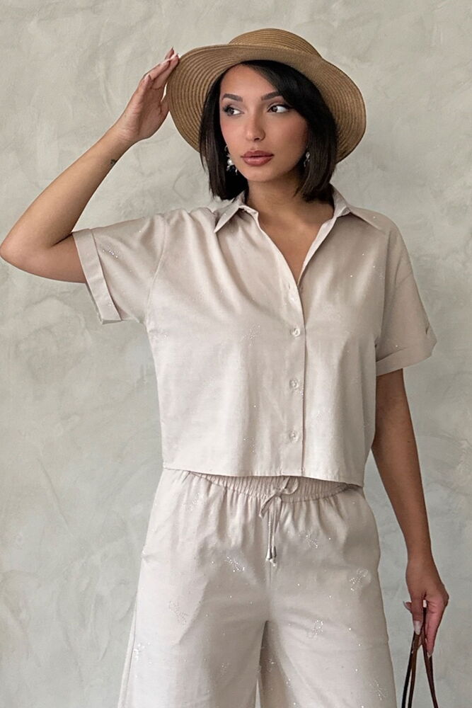 BowPrinted Shirt -