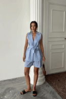 Linen Vest - Shorts Set - Brand: Ello - Women's Clothing Wholesale - Globality Store