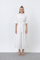 Women's Belted Cotton Shirt Dress - Brand: Puane - Women's Clothing Wholesale - Globality Store
