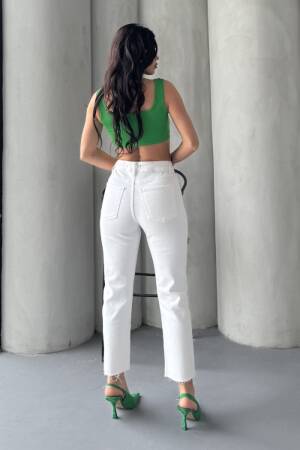 Mom Fit Jeans With Stones - Brand: XLove - Women's Clothing Wholesale - Globality Store