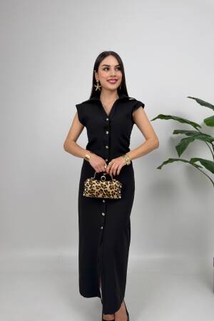 Front Buttoned Dress - Brand: Miss Janell - Women's Clothing Wholesale - Globality Store