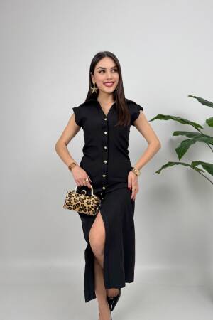 Front Buttoned Dress - Brand: Miss Janell - Women's Clothing Wholesale - Globality Store
