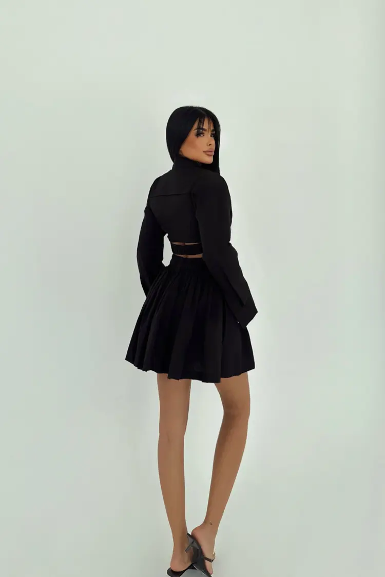 Front Buttoned Skirt Suit